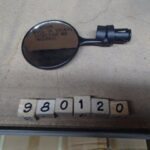 Safety Mirror bar end mount with reflector on back