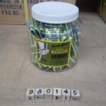 Safety reflective leg bands Yellow Racer jar of 50