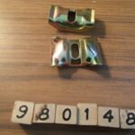 Saddle clamp top and bottom plate steel 3/4 inch spacing for seatpost