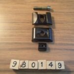 Saddle clamp complete alloy 25.4 mm spacing for seatpost black