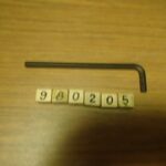 Tool 7 mm allen key extra long