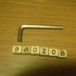 Tool 9 mm allen key