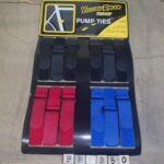 Pump straps Yellow Racer 12 per card 6 black 3 red 3 blue