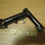 Stem quill with roller130 mm long 130 mm ext 25.4 mm bar clamp 15 deg rise