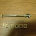 Stem bolt 6 in with wedge steel silver