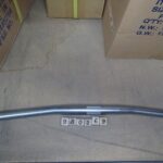 Handlebar MTB flat bar 1 in stem 23 in wide chrome steel
