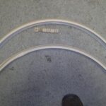 Fender set Action Bicycle for 28 x 1 1/2 in wheels ivory with gold stripes steel