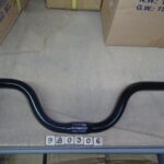 Handlebars 24 in wide 1 " stem 4 1/2 in rise black alloy
