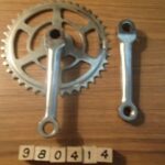 Crankset Osaka Gear single Cottered steel 40 T 5 in cranks