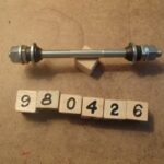 Axle set front 140 mm x 5 1/16 in x 26 T Steel silver