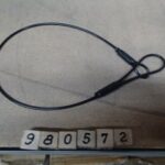 Cable seat locking 3 mm x 21 in cable only vinyl coated black