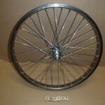 Wheel 20 x 1.75 rear  BO Chrome steel BMX FW 3/8 in axle