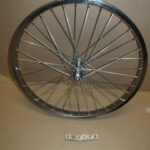 Wheel 20 x 1.75 front BO chrome steel 5/16  in axle