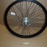 Wheel 20 x 1.75  front BO black alloy DW 14 mm axle