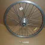 Wheel 20 x 1.50 rear BO silver alloy SW BMX FW
