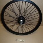 Wheel 20 x 1.75 rear BO black  alloy DW BMX FW