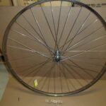 Wheel 27 x 1 1/4 front Q/R chrome steel 3/8 in axle