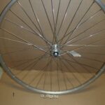 Wheel 27 x 1 1/4 front BO silver alloy 5/16 in axle