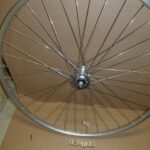 Wheel 700 x 25C rear BO silver alloy flip/flop track FW