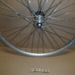 Wheel 24 x 1.50 front BO silver alloy 3/8 in axle