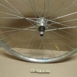 Wheel 24 x 1.50 rear Q/R silver alloy 6/7 speed FW