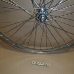 Wheel 26 x 1.75 front BO chrome steel 3/8 in axle