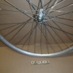 Wheel 26 x 1.5 alloy silver with BO 3/8 axle