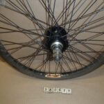 Wheel rear 20 x 1.75/2.125 Weinmann Zac 30 black alloy rim 14 mm axle BO FW SW