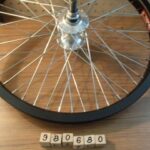 Wheel Front 20 x 1.75 BO Black Alloy DW 14 mm axle 48 hole
