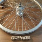 Wheel Front 20 x 1.75 BO Silver Alloy DW 3/8 axle 48 hole