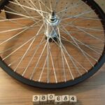 Wheel Front 20 x 1.50 BO Black Alloy SW 3/8 axle 48 hole