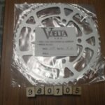 Chainring Vuelta 52T 110 mm BCD 5 hole alloy silver-gray matte finish