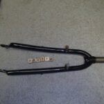 700C fork Black threaded 1 1/8 inc x 150 mm steerer with 50 mm threaded witn canti bosses new may have some