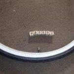 Tire Kenda KWEST 26 x 1.5 whitewall with schrader valve tube