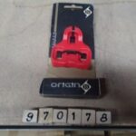 Pedal cleats Origin 8 fits Look Keo style pedals red