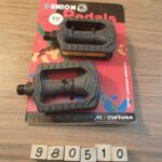 Pedals Union youth plastic black with 9/16 in axle